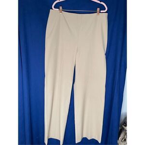 Talbots wide leg khakis 14